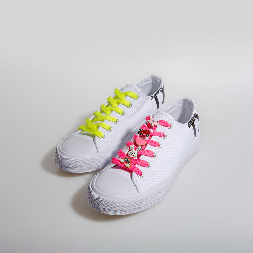 Kids Trixx  — Kids White Canvas Shoe
